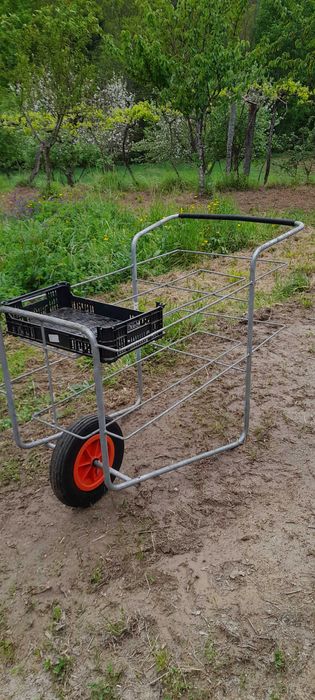 Carrinho de colheita de fruta e hortícolas