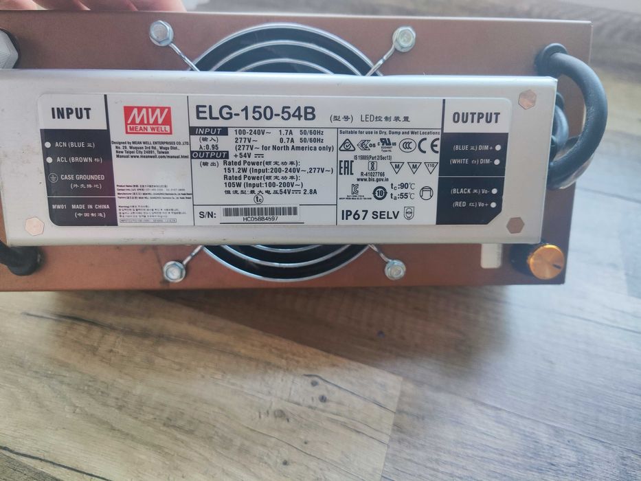 DWIE LAMPY  LED Maroko 1 120° 150W