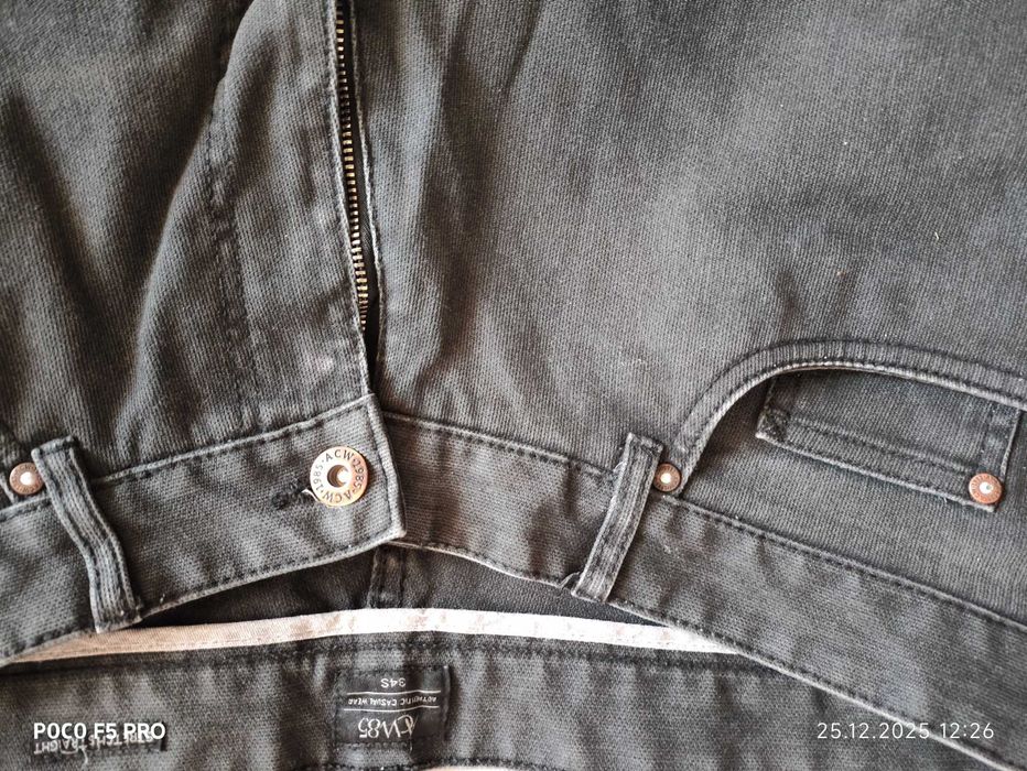 ACW85(authentic casual wear),straght fit,W34L29(Uk),black, braun