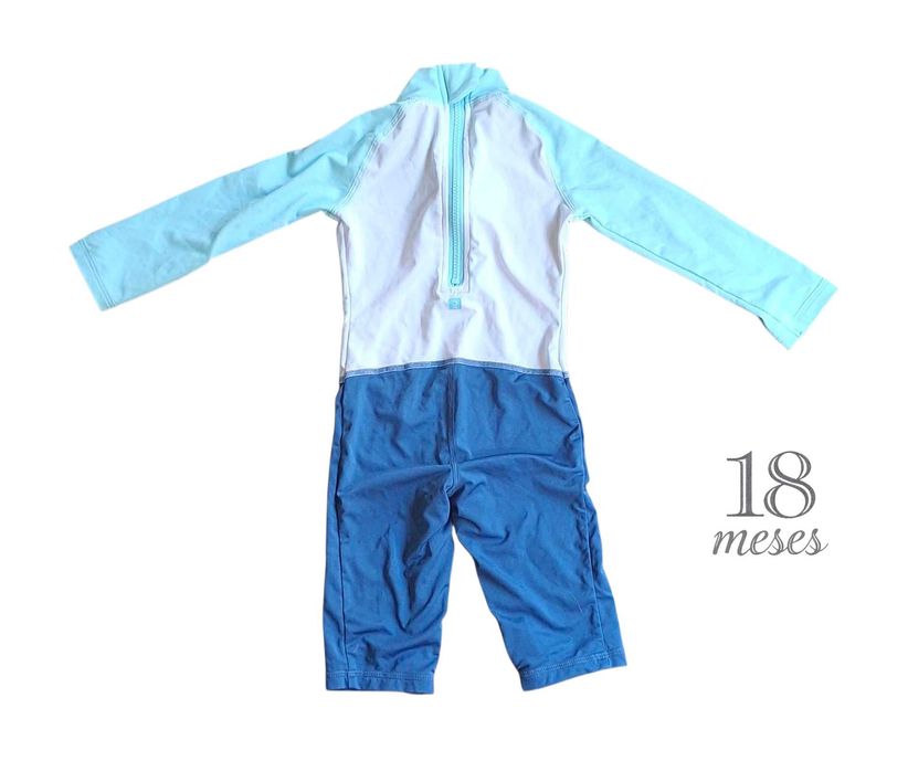 Fato de Banho Azul Nabaiji 18 meses