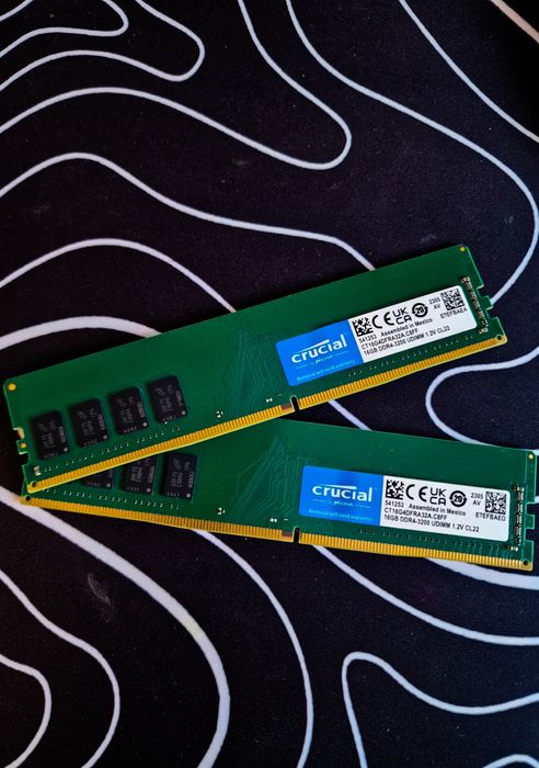 Crucial RAM 32 GB (2×16 GB) 3200 MHz