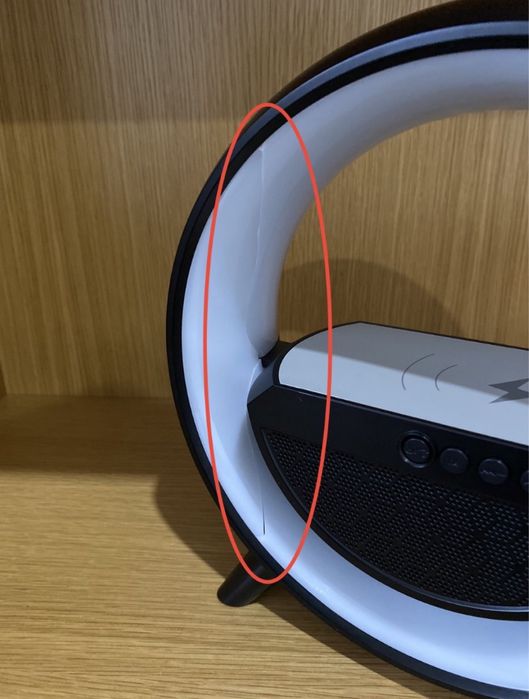 Coluna de Som Bluetooth com Led