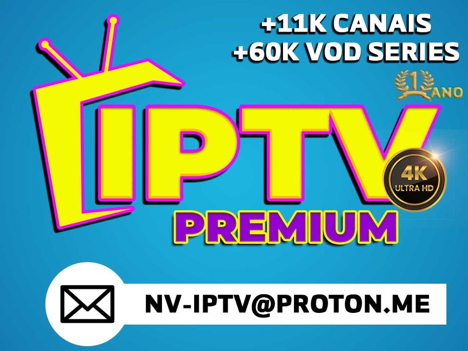 IPTV Premium Server 4k UHD VOD Series Benfica • OLX Portugal