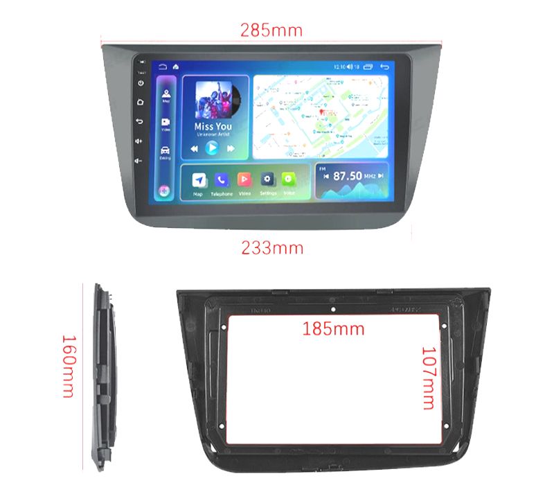 RÁDIO GPS ANDROID 13 SEAT ALTEA 04-15
