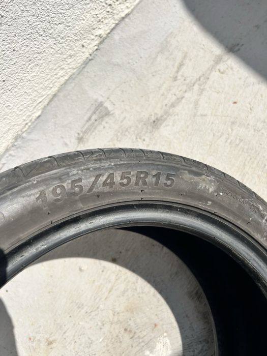 195/45/15 2 pneus