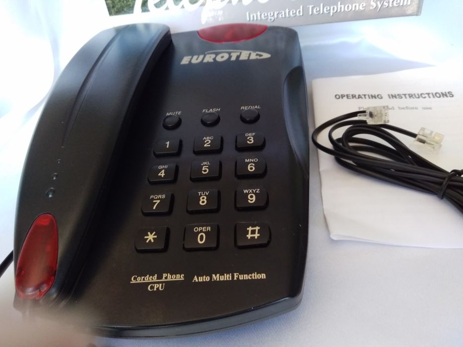 Телефон стационарный кнопочноый Eurotel KX-T8200LL,новый