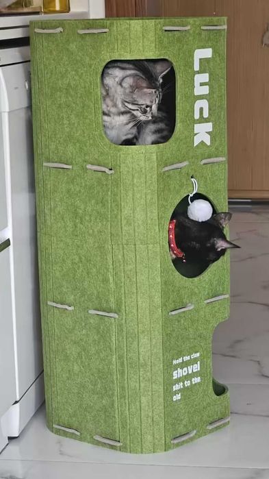 Лежанка для котика або маленькоі собачки когтеточка будинок для кота