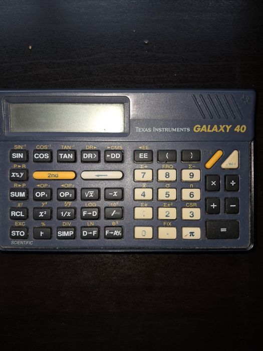 calculadora texas galaxy 40