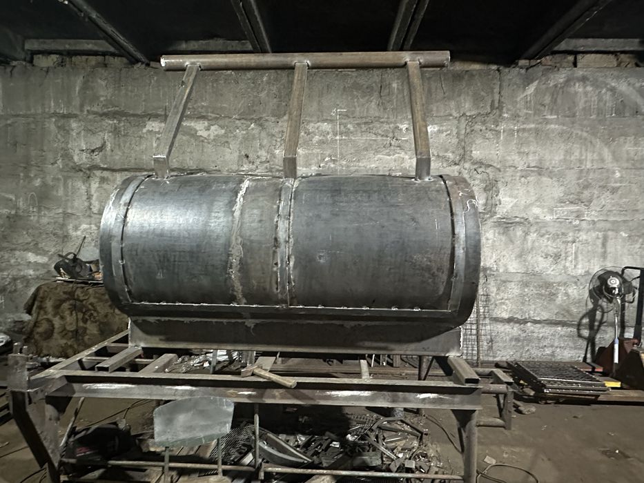 Смокер  бочка барбекю коптильня чаны мангалы