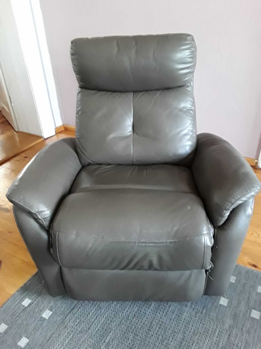 Fotele skórzane z relaksem