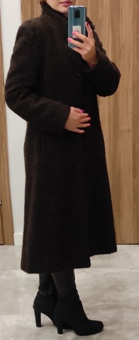 Płaszcz damski zimowy ze stójką