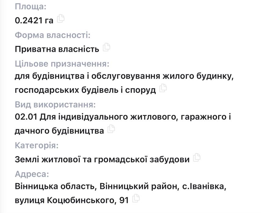 Терміново! Земельна ділянка 24.2 с