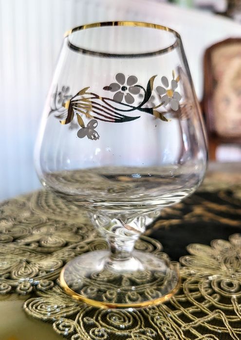 Kieliszki do Brendy 6 szt ręcznie malowane