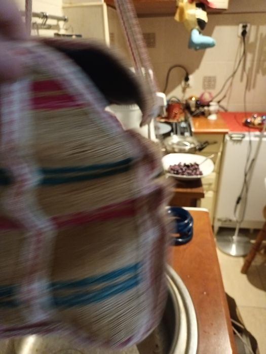 Torebka piknikowa z trawy piknikowa typu Boho 21x35x27-63 cm