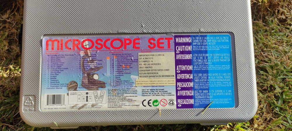 Conjunto set microscópio