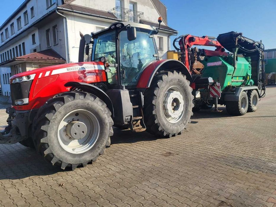 Rębak Jenz 582 z Massey Ferguson 8680 komplet