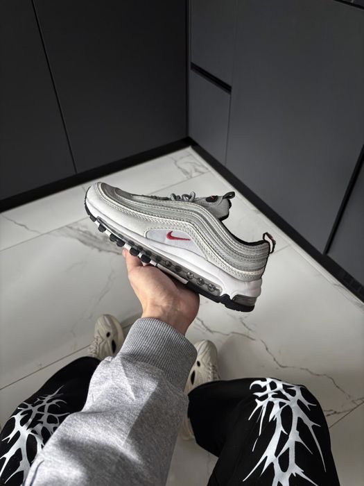 НАЙКРАЩА ЯКІСТЬ‼️Nike Air Max 97 OG Silver Bullet(Сірі),найк еір макс.