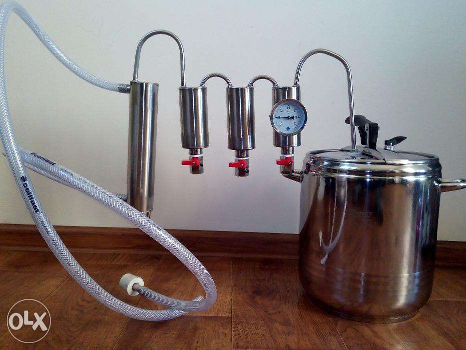Destylator 17 l szybkowar 2w1 3 odstojniki nowość!!