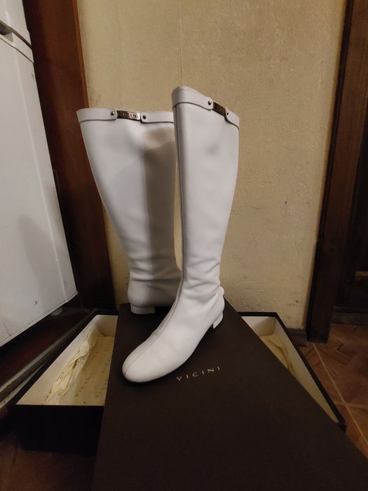 Сапоги жіночі шкіряні