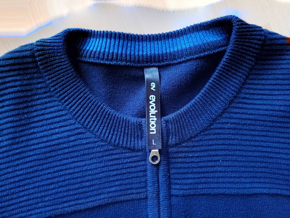 Sweter granatowy Evolution