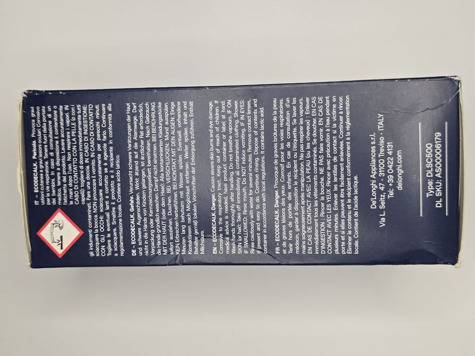 Delonghi засіб від накипу