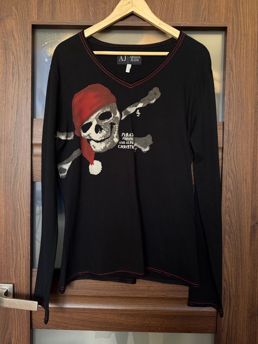 Męski longsleeve Armani. Oryginalny. Duży