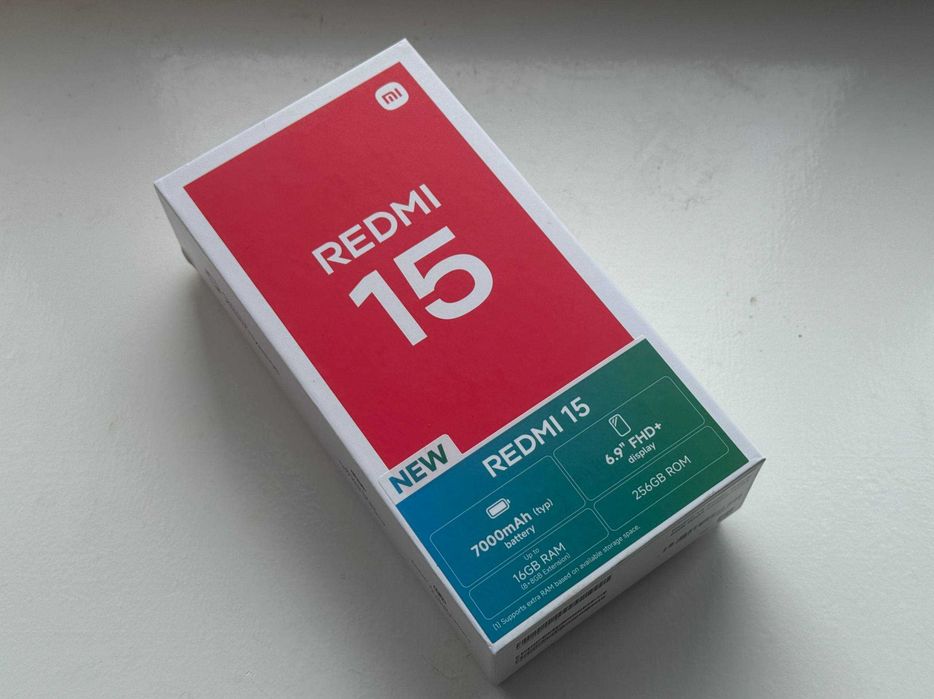 Смартфон Redmi 15 Xiaomi HyperOS новий