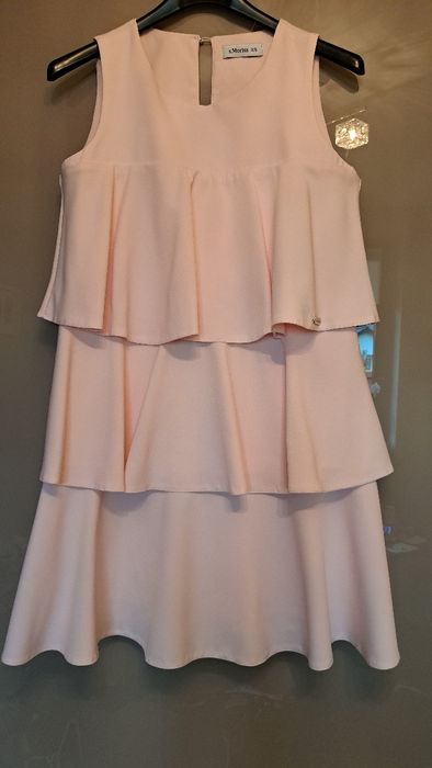 Sukienka pudrowa mini