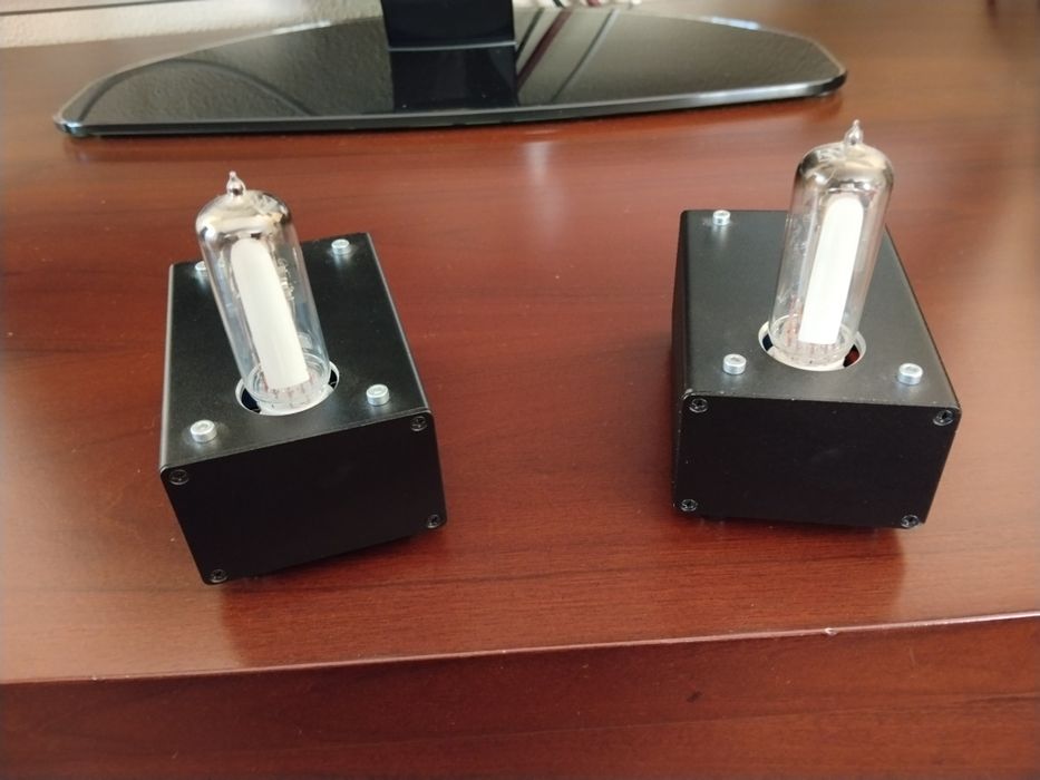 Magic eye válvulas analisador nível de audio