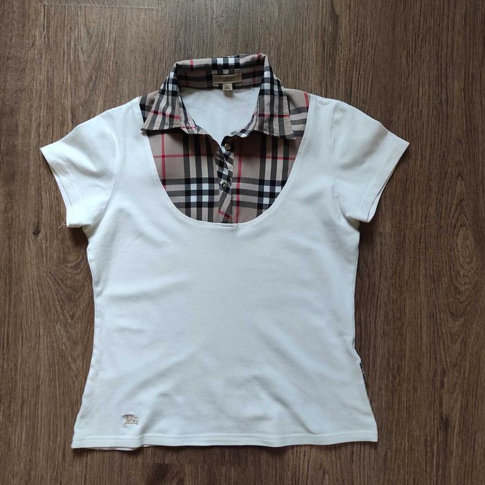 Жіноча футболка  поло Burberry.