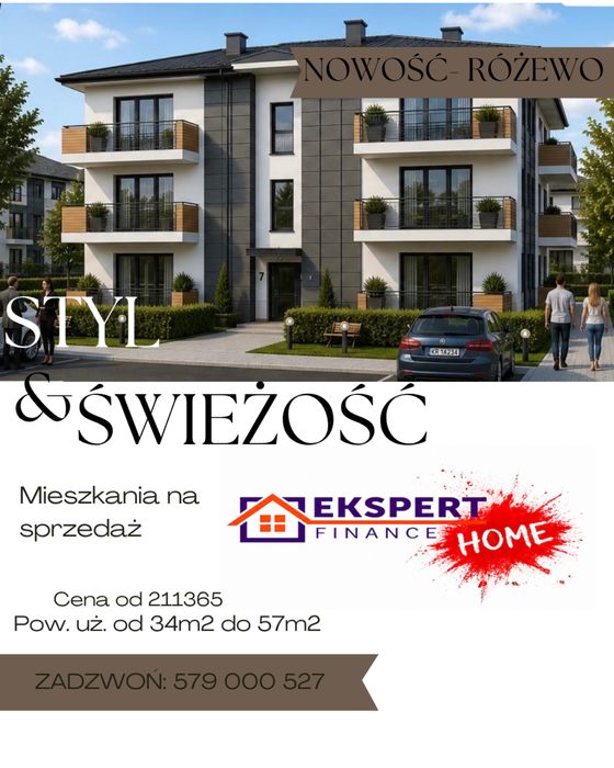 NOWA INWESTYCJA – mieszkania w stanie deweloperskim lub “pod klucz”