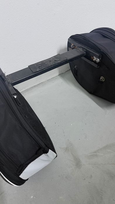 mala /  Alforges mais suporte para mota