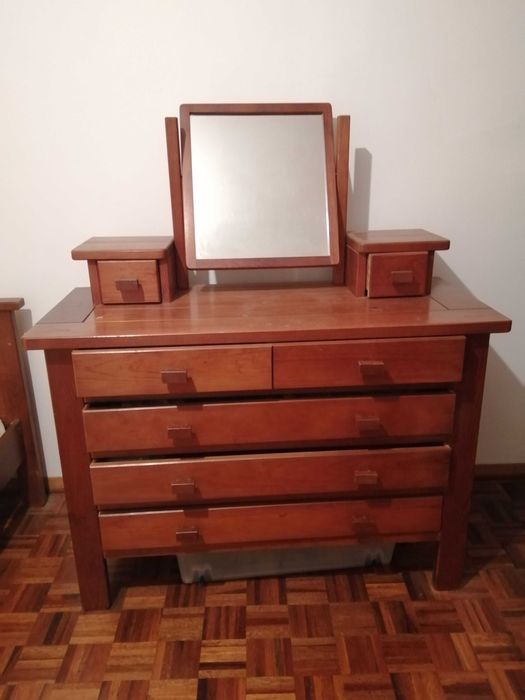 conjunto de mobília de quarto de solteiro
