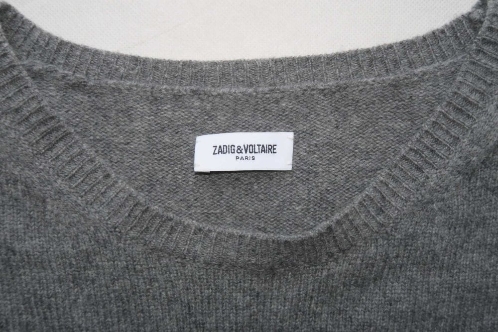 Zadig&Voltaire wełniany sweter z kaszmirem premium M