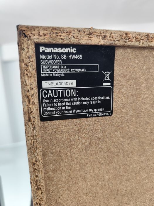 3 Colunas + Subwoofer Panasonic