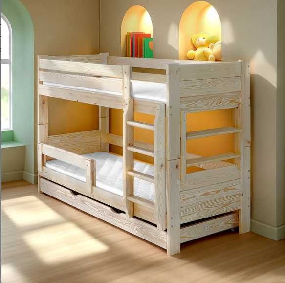 FARO 80x200 łóżko piętrowe MEGA MOCNE +150kg