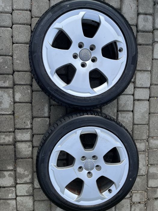 Alufelgi 5x112 17 cali Audi A3 A4 opony 225/45/17 zamiana