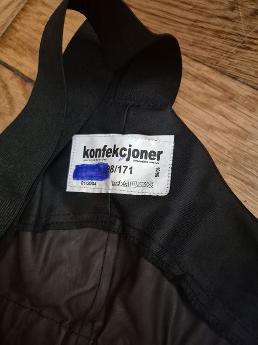 Spodnie męskie z odblaskiem (policyjne,strażackie)