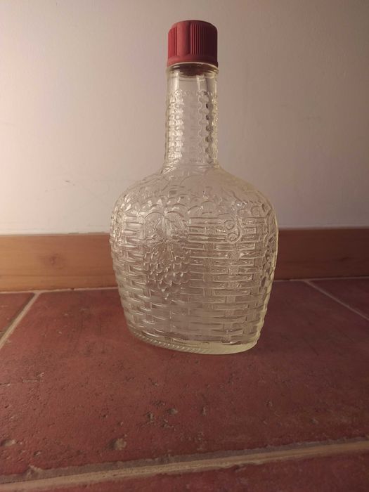 Garrafa decorativa em vidro