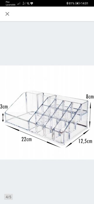 Organizer na kosmetyki