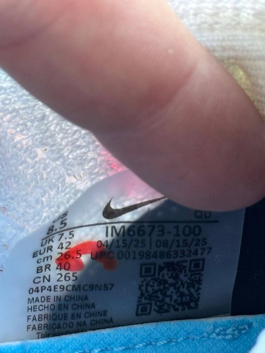 Оригинал Nike Air Zoom Alphafly Next% 3 Pick Up The Pace (IM6673 100) оригінальні чоловічі кросівки для бігу найк альфафлай