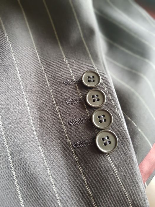 Garnitur ZARA r.56 ciemny grafit, gładki w dotyku