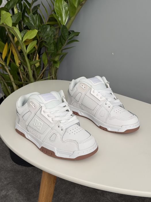 Кросівки DC Stag White premium | Кроссовки чоловічі жіночі