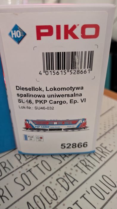 PIKO 52866 SU46-032 PKP Cargo Ep. VI H0 (Stan Kolekcjonerski / Wysyłka InPost GRATIS)