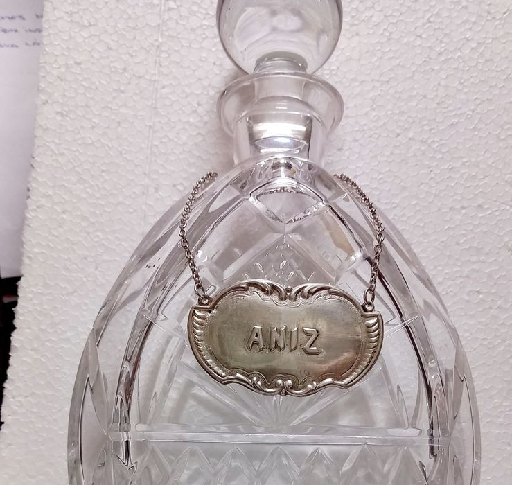 Rótulos em prata para garrafas