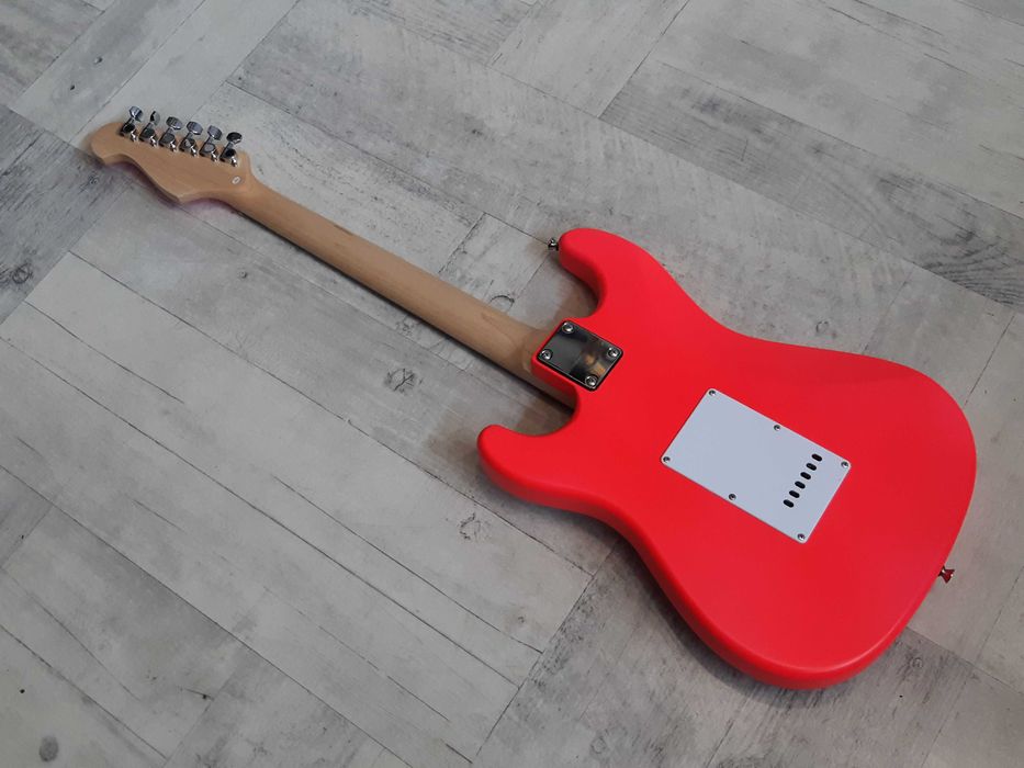 Piękna Gitara Stratocaster- Pink Neon -HSS- wysyłka Gratis lub zamiana