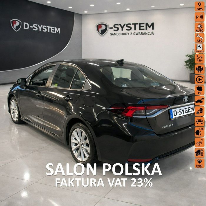 Toyota Corolla 23r Salon Polska 1wł z Pakietem TECH Zimowy Bezwypadkowy Serwis Aso