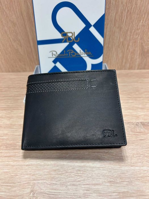 Portfel męski styl włoski, skóra