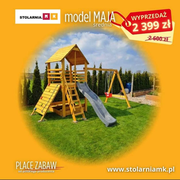 HIT CENOWY! Plac zabaw Maja średnia PROMOCJA do końca lutego 2026!