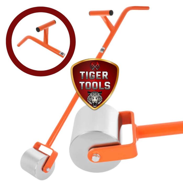 Wałek rolka dociskowa do papy wykładzin Tiger Tools RDTT-6 (8kg)